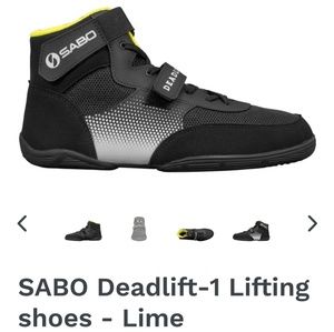 SABO Deadlift-1 Lifting shoes - Lime - 44 RUS